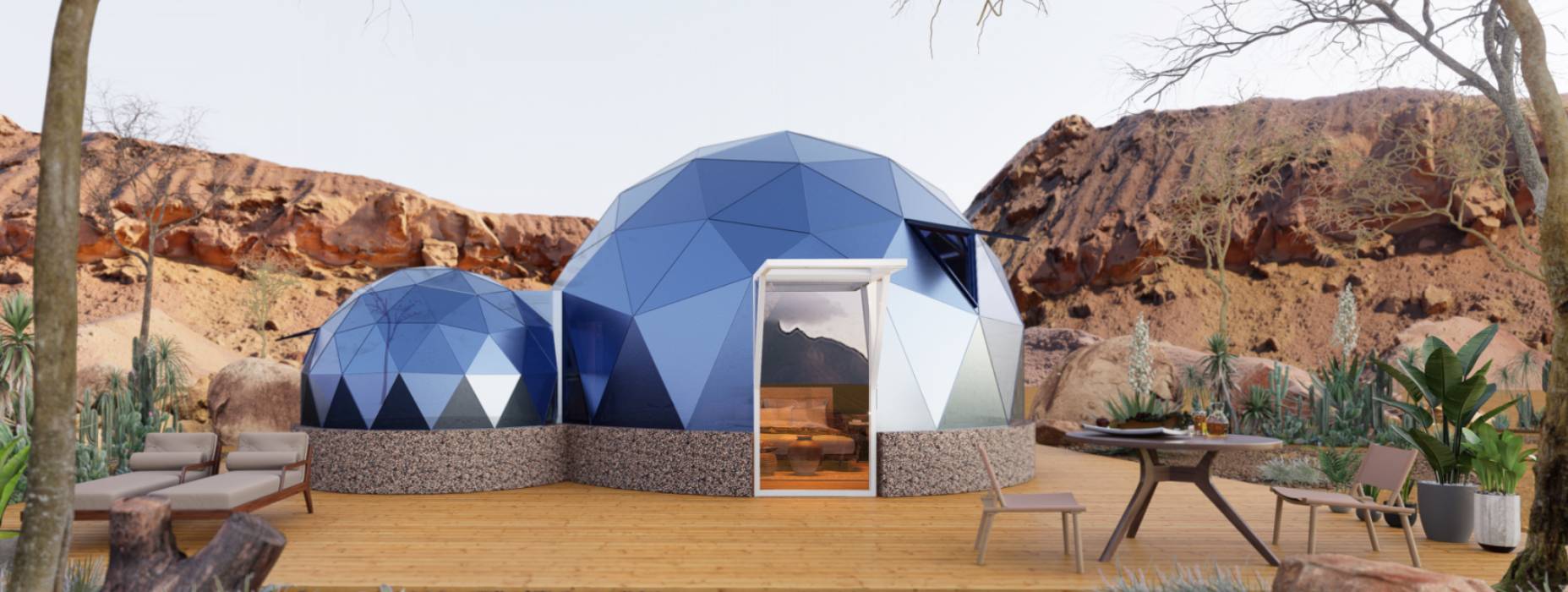 友谊县球形智能光伏玻璃星空房